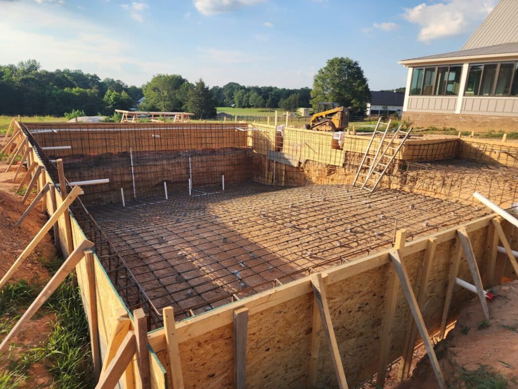 pool construction build