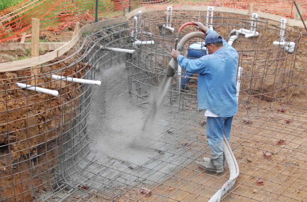 pool construction