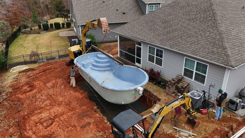 fiberglass pool installation charlotte nc