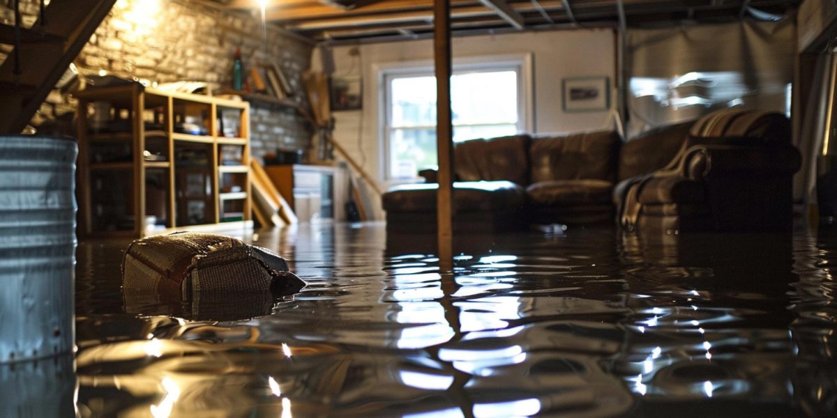 flooded basement